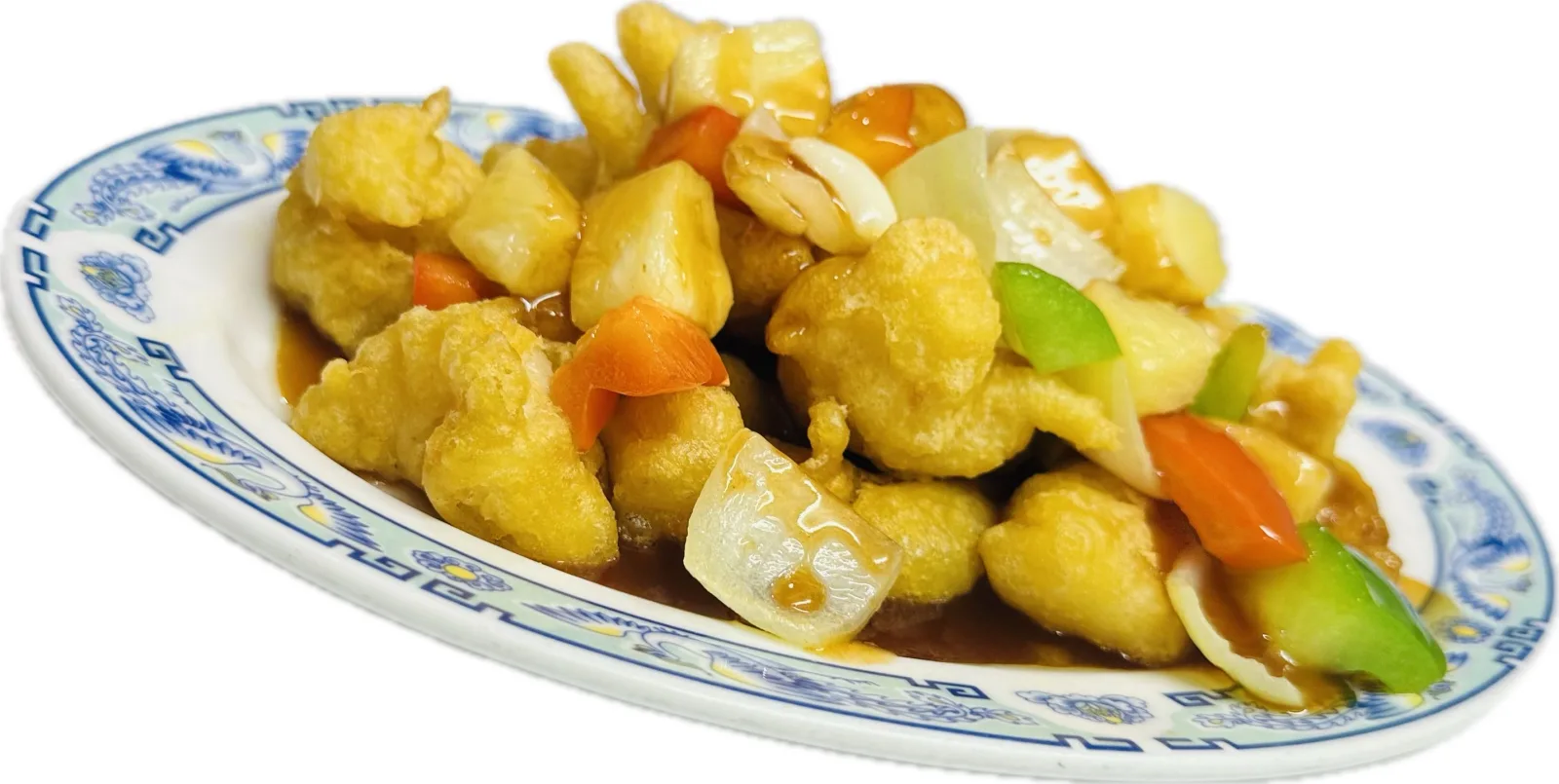 Sweet and sour shrimps