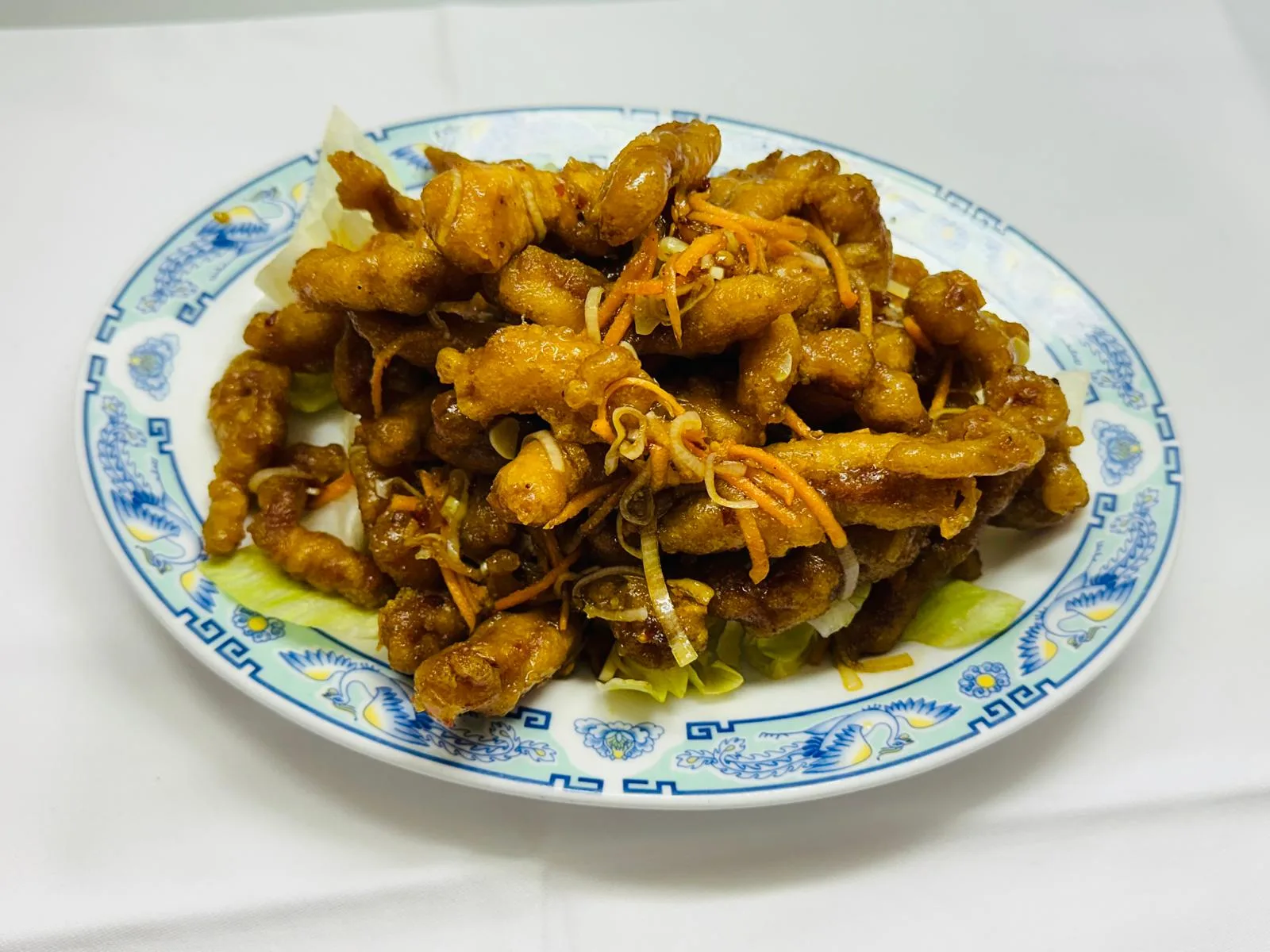 Dry-fried beef (sweet and spicy)