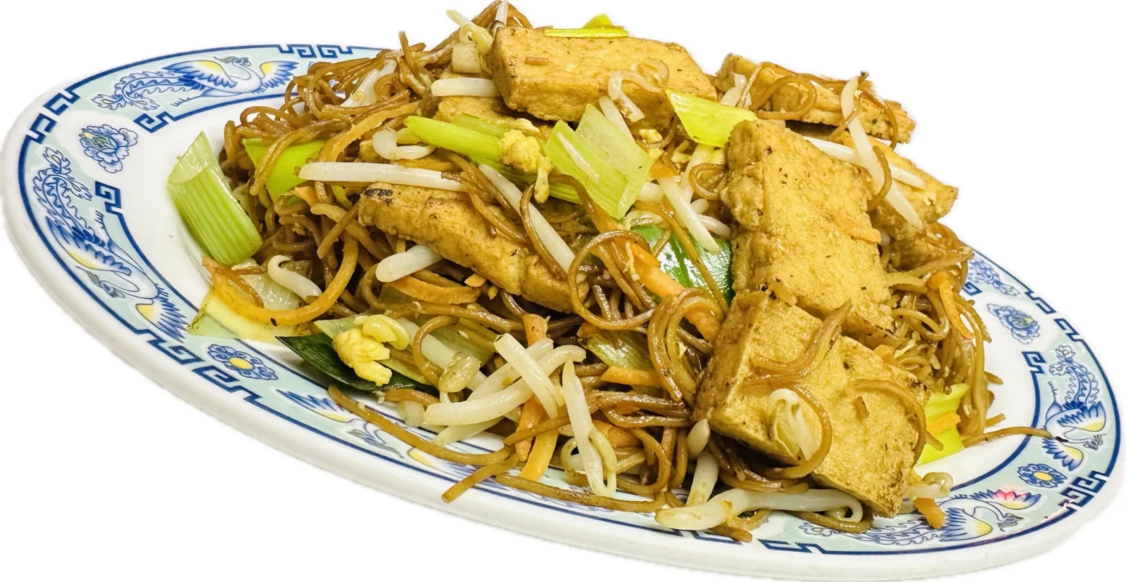 Pan fried noodles with tofu